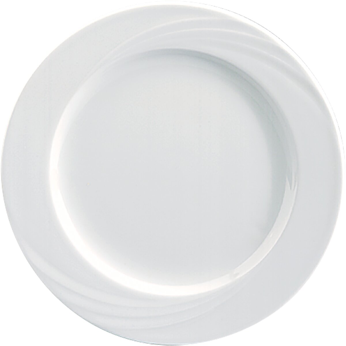 Donna - Teller flach rund Fahne Relief, 27 cm Donna - Teller flach rund Fahne Relief, 27 cm