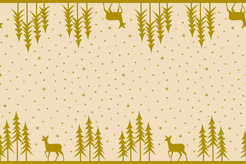 Linclass-Premium Tischläufer Liane, cream 40 cm x 24 m