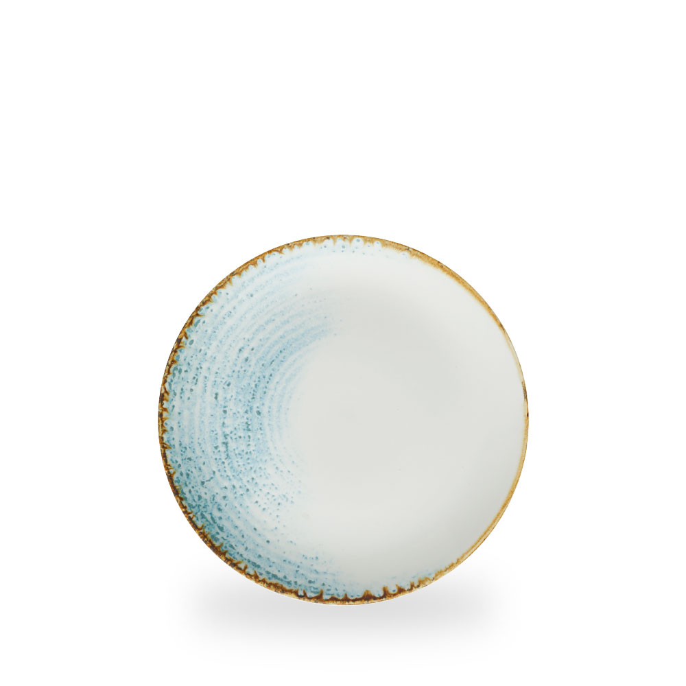 Churchill Studio Prints Homespun Accents Aquamarine Teller Flach Coup 21,7 cm