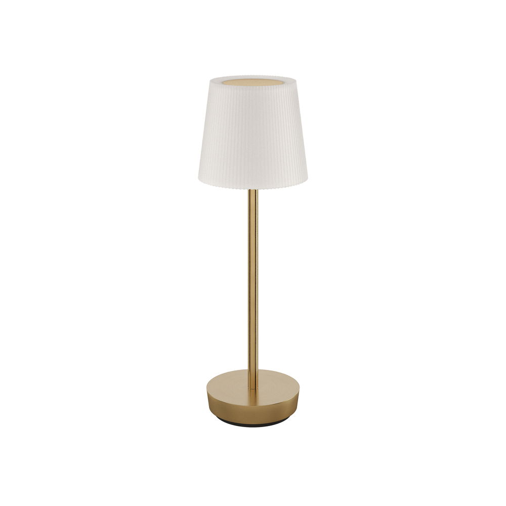 Jay 2.0 - LED Tischleuchte kabellos, Brass Metall