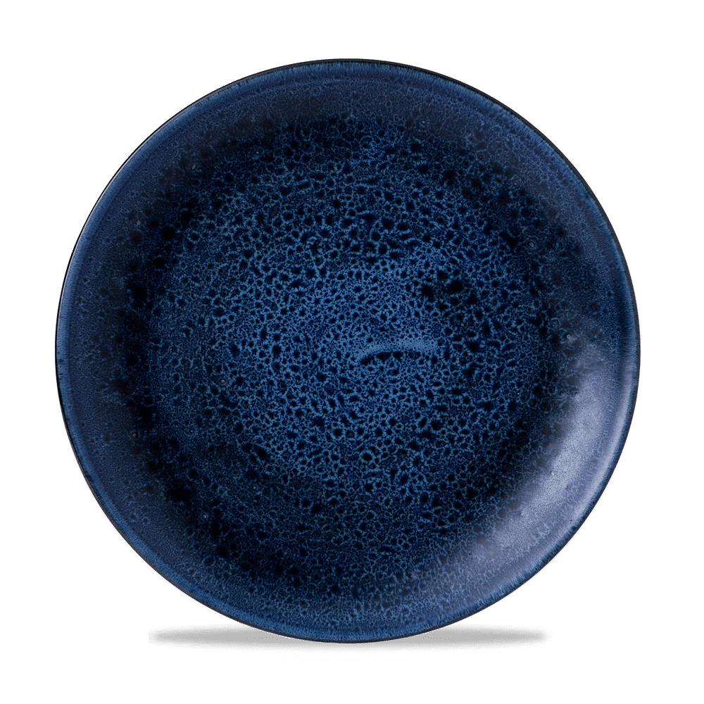 Churchill Stonecast Plume Ultramarine Teller Flach Coup 26 cm