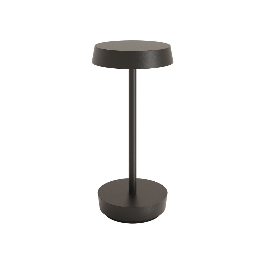 Nour 2.0 - LED Tischleuchte kabellos, Schwarz Metall, Mini