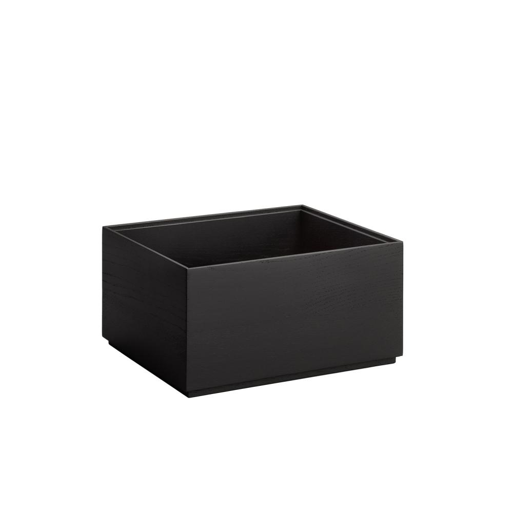 Valo - GN 1/2 Holzbox, Eichenholz, schwarz 