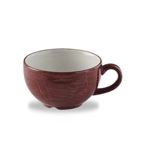 Stonecast - Plume Cappuccino Tasse, red rust, 0,22 ltr.