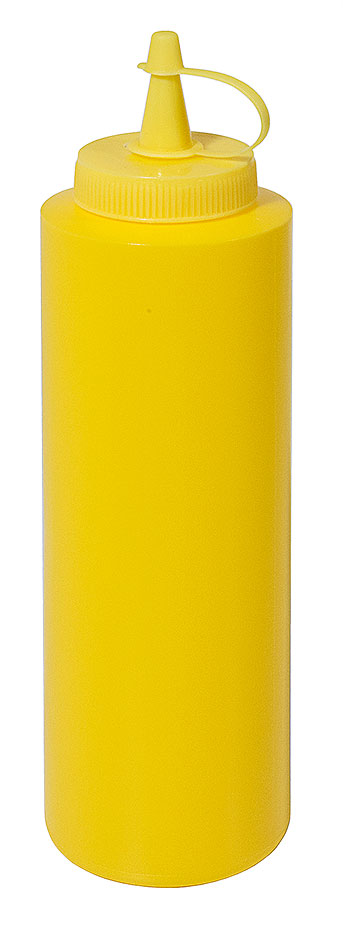 Quetschflasche gelb, 0,35 ltr.