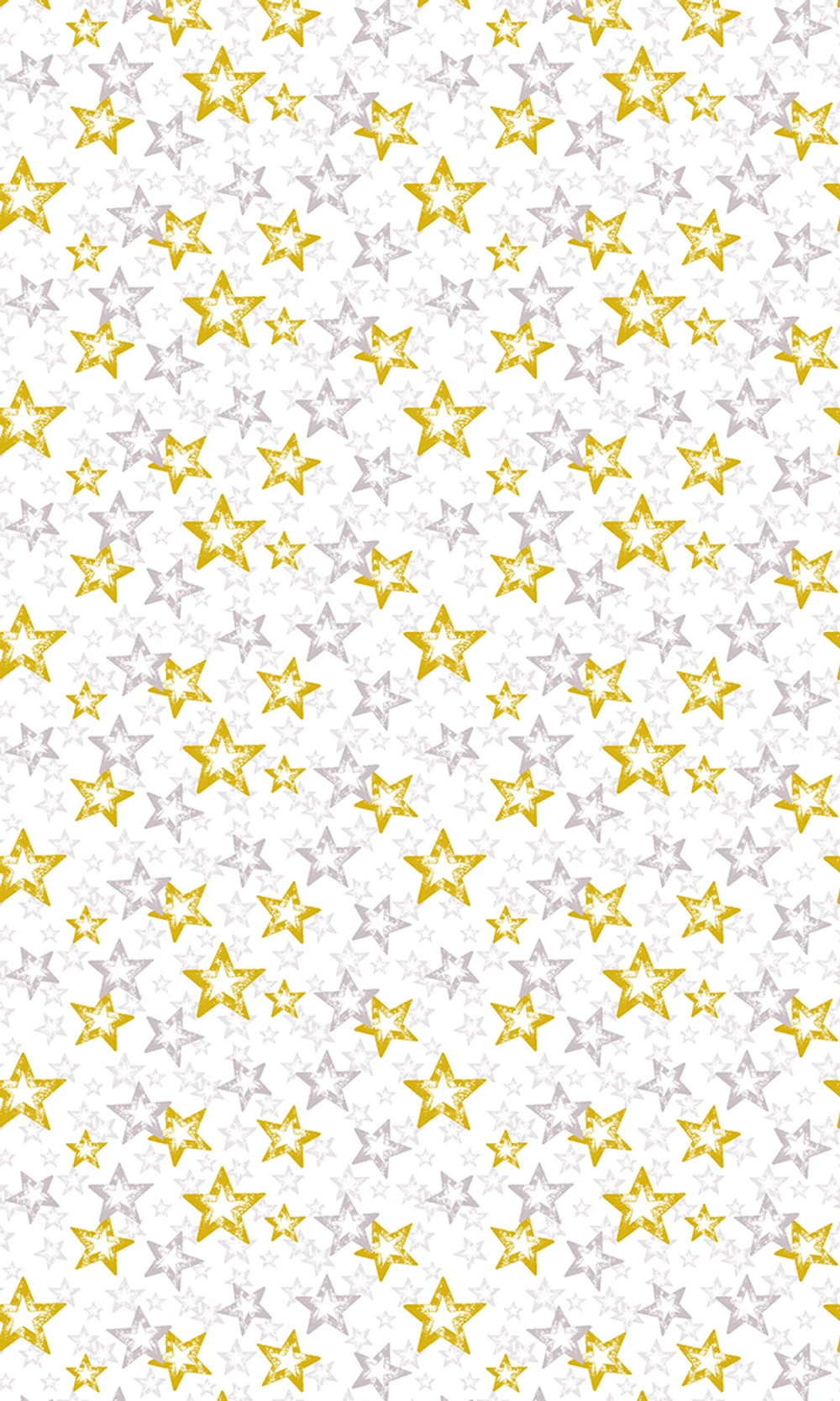 Mank, Allison - BIO Spanlin Tischdecke, Sterne gold-silber, 100 x 100 cm