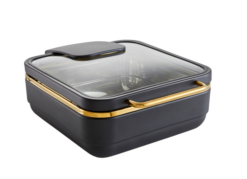 Excellent - Chafing Dish GN 2/3, Induction Plus, schwarz, gold