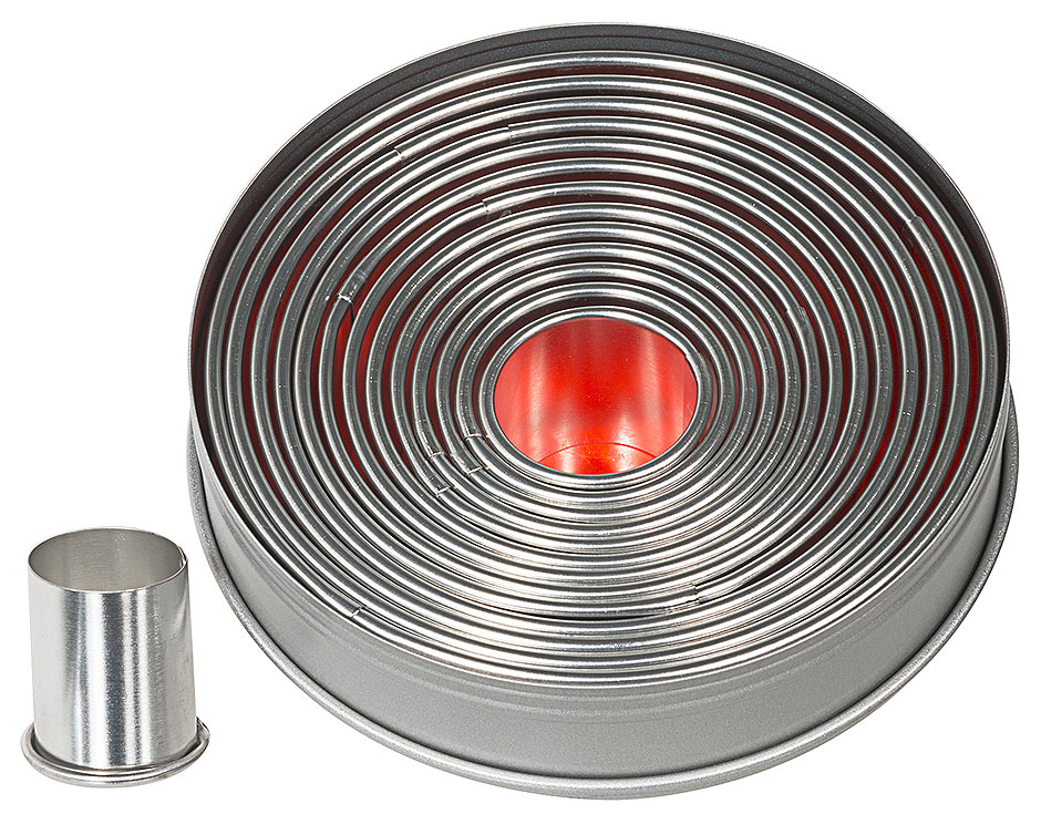 Ausstechformen, rund, glatt