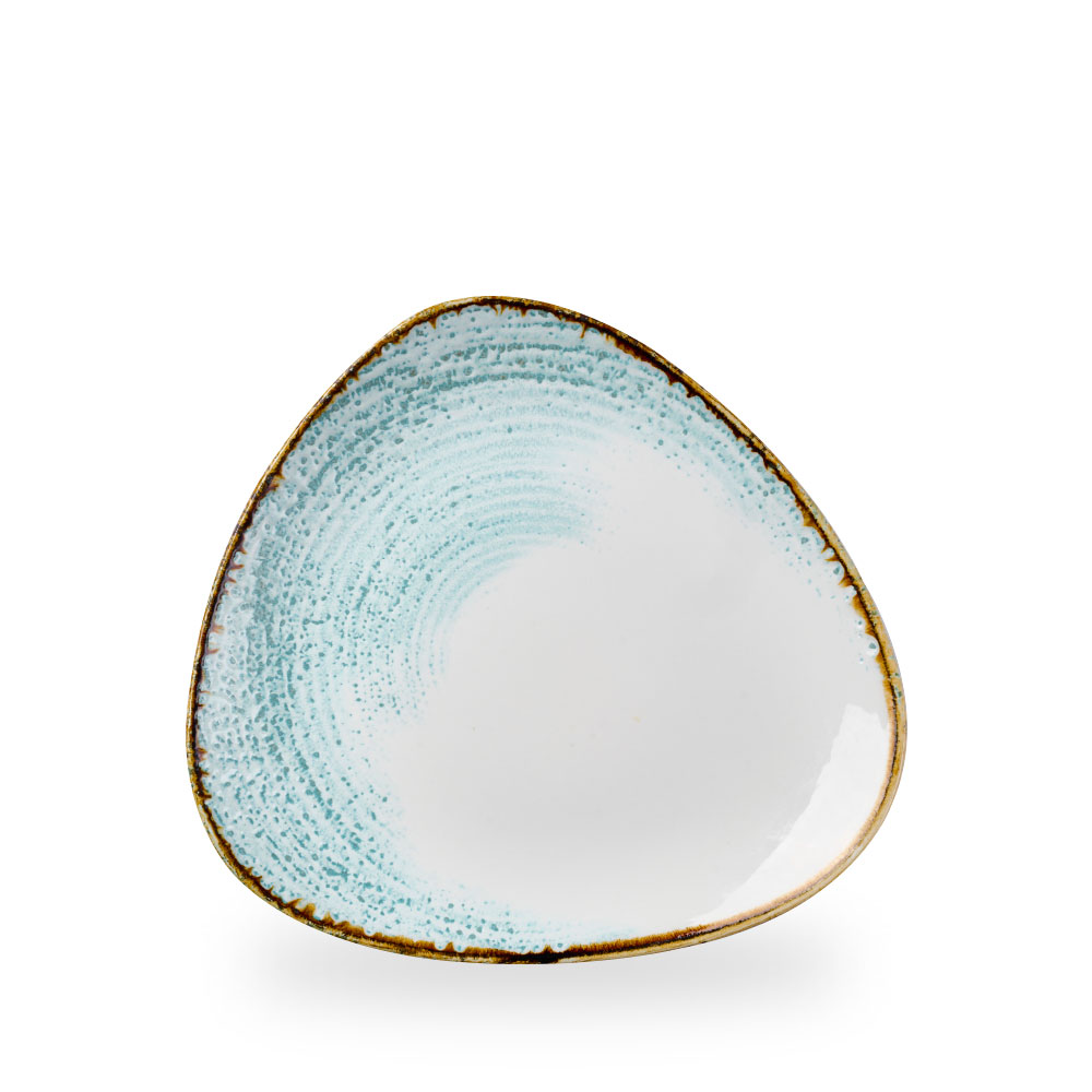 Churchill Studio Prints Homespun Accents Aquamarine Teller Dreieckig 26.5 cm