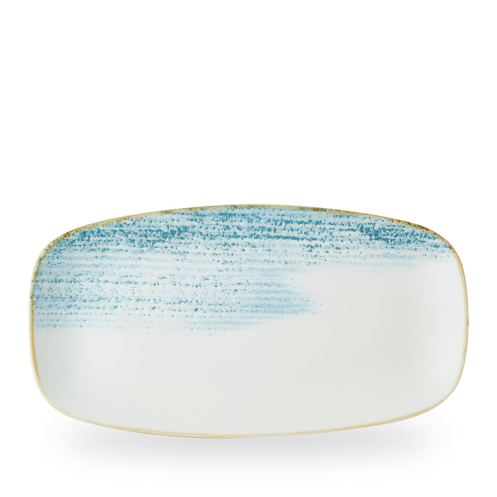 Churchill Studio Prints Homespun Accents Aquamarine Platte Rechteckig 35,5 x 18,9 cm