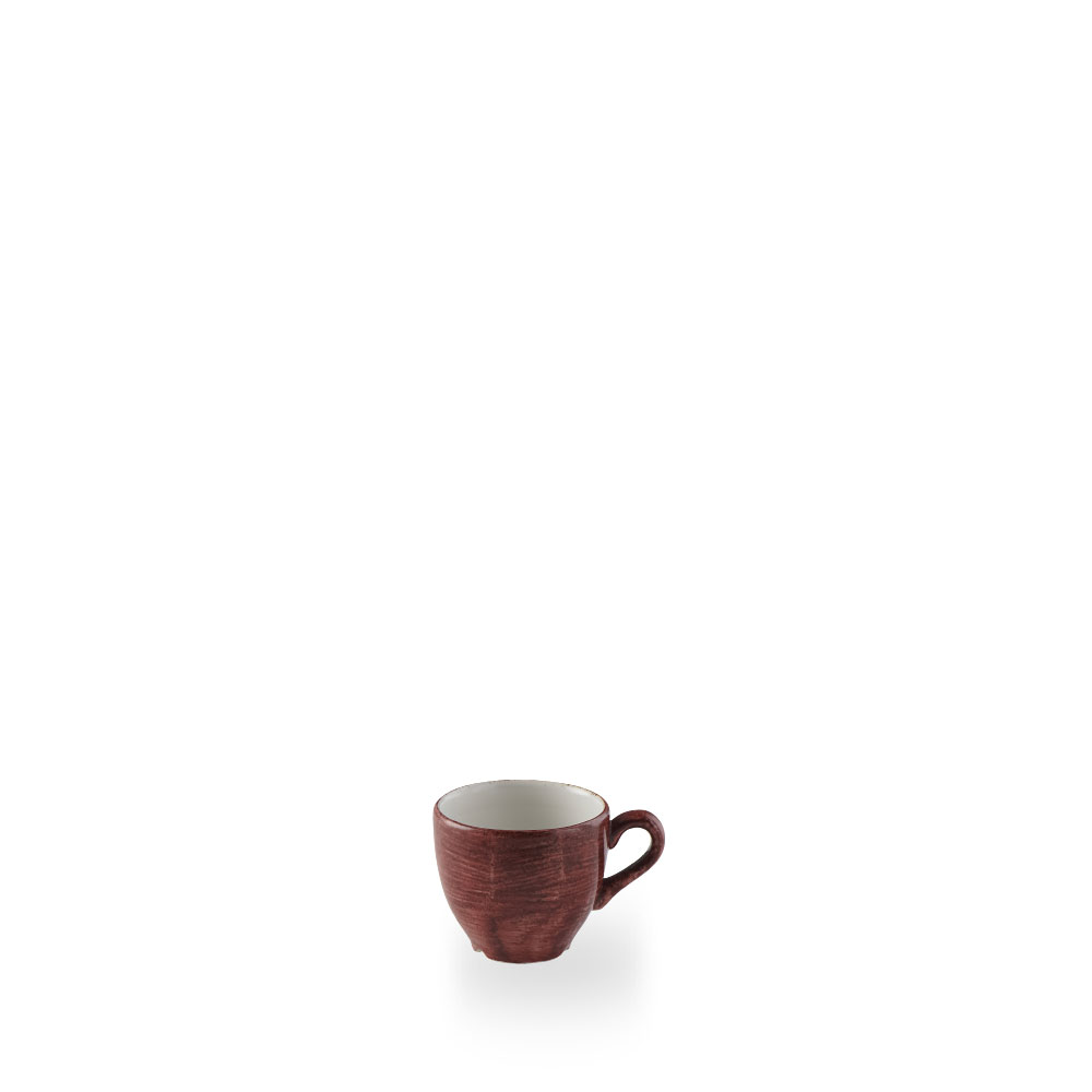 Churchill Stonecast Patina Rust Red Espresso Tasse 10Cl