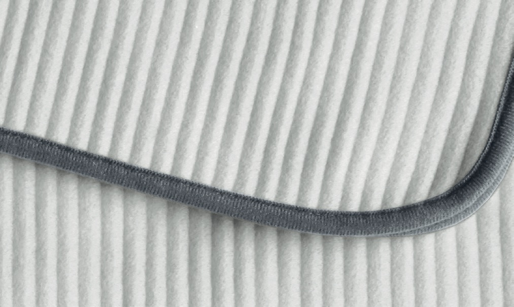 Fleecedecke STOLA, 100 x 150 cm, silber