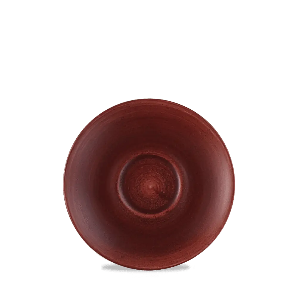 Stonecast - Plume Untertasse, red rust, Ø 15,6 cm