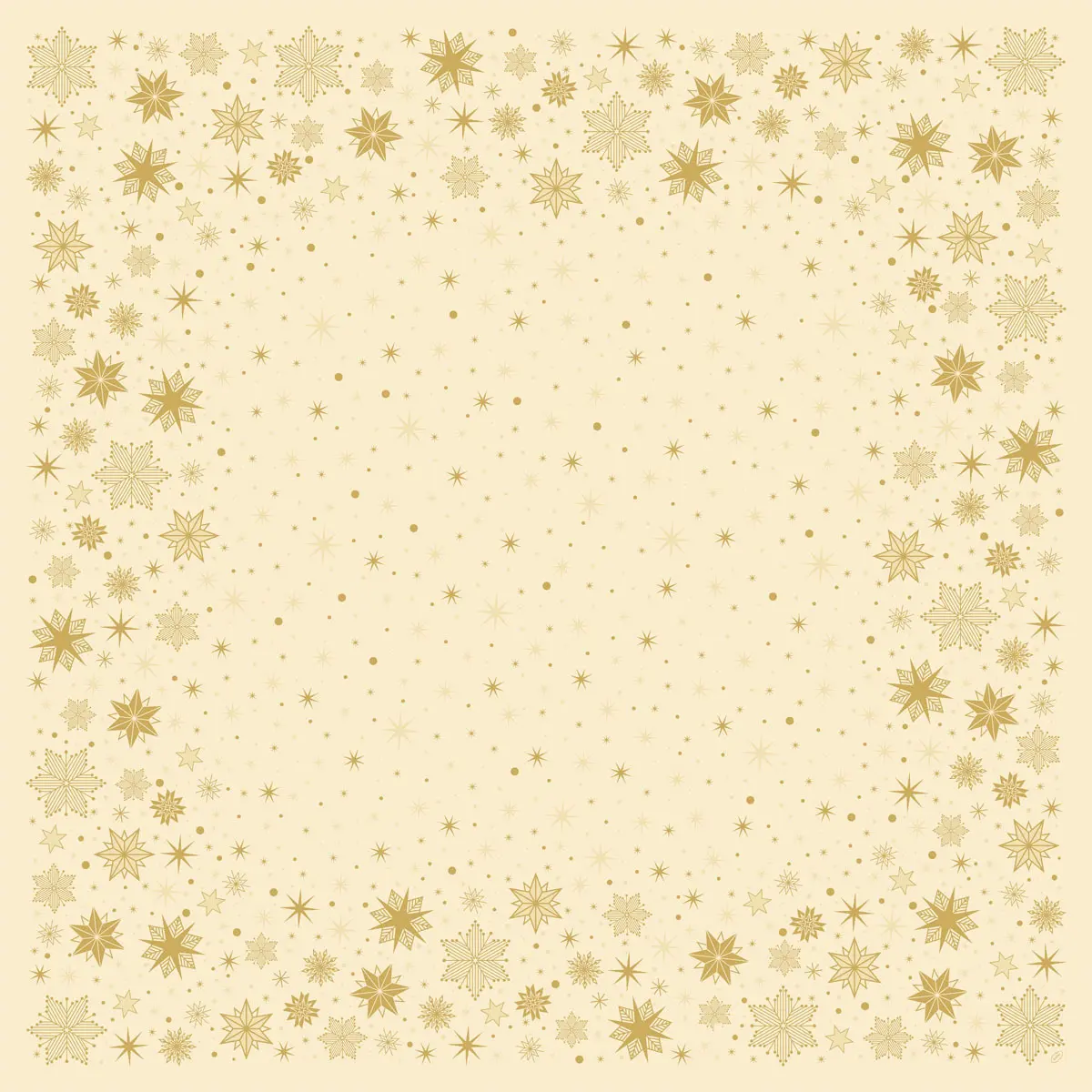 Mitteldecken Dunisilk - Stargazing Cream, 84 x 84 cm Mitteldecken Dunisilk - Stargazing Cream, 84 x 84 cm