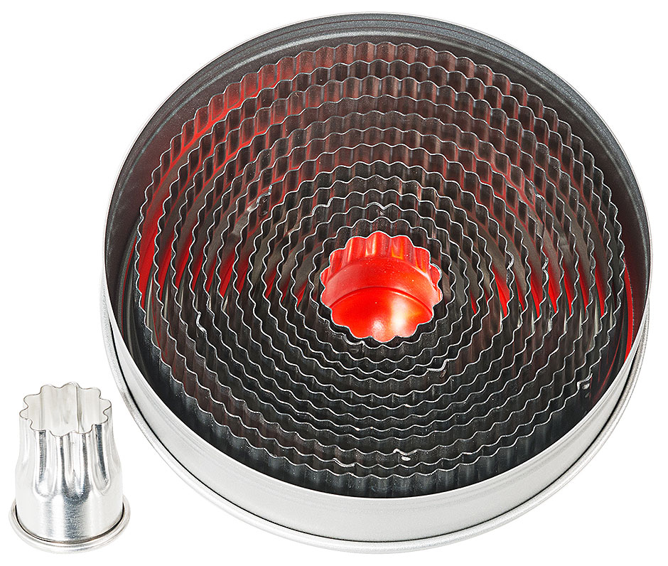 Ausstechformen, rund, gewellt