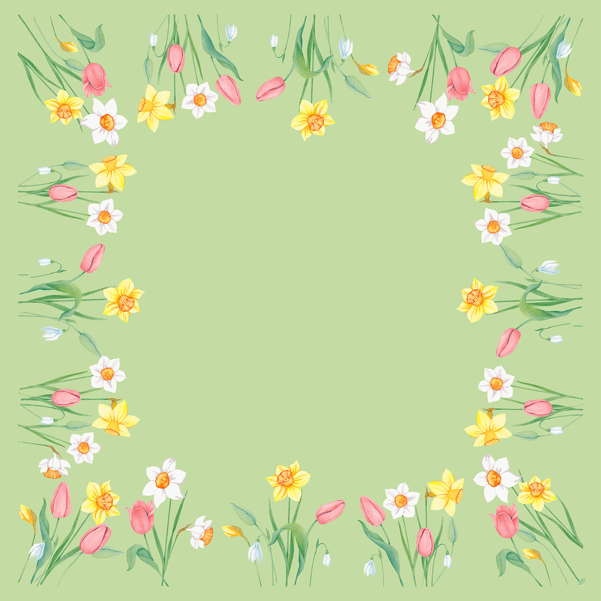 BIO Dunicel- Mitteldecke Spring Melody,  84 x 84 cm BIO Dunicel- Mitteldecke Spring Melody,  84 x 84 cm