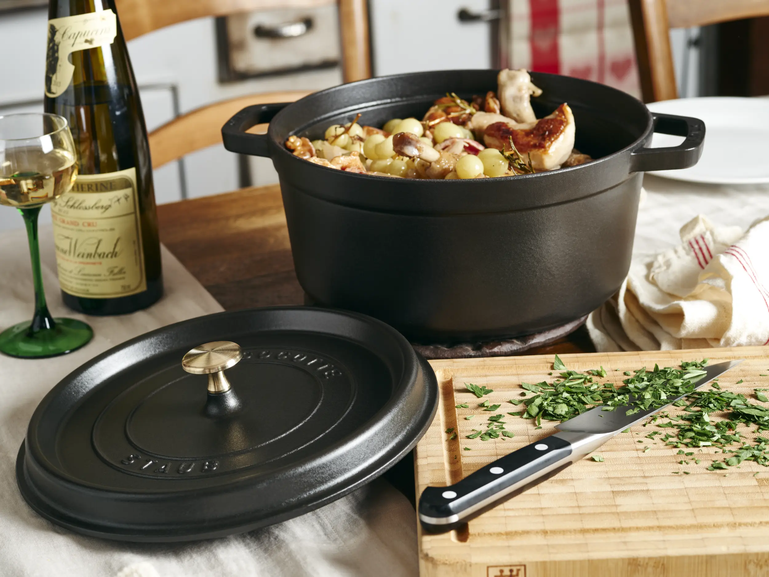 Cocotte Staub rund