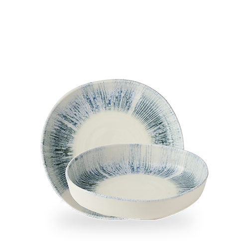 Lyra Blue - Schale mit hohem Rand 23 cm