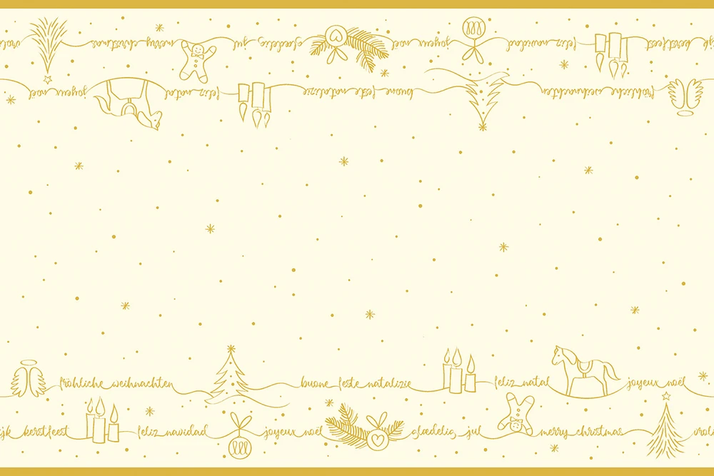 Linclass-Premium Tischläufer Champagner-Gold, 40 cm x 24 m