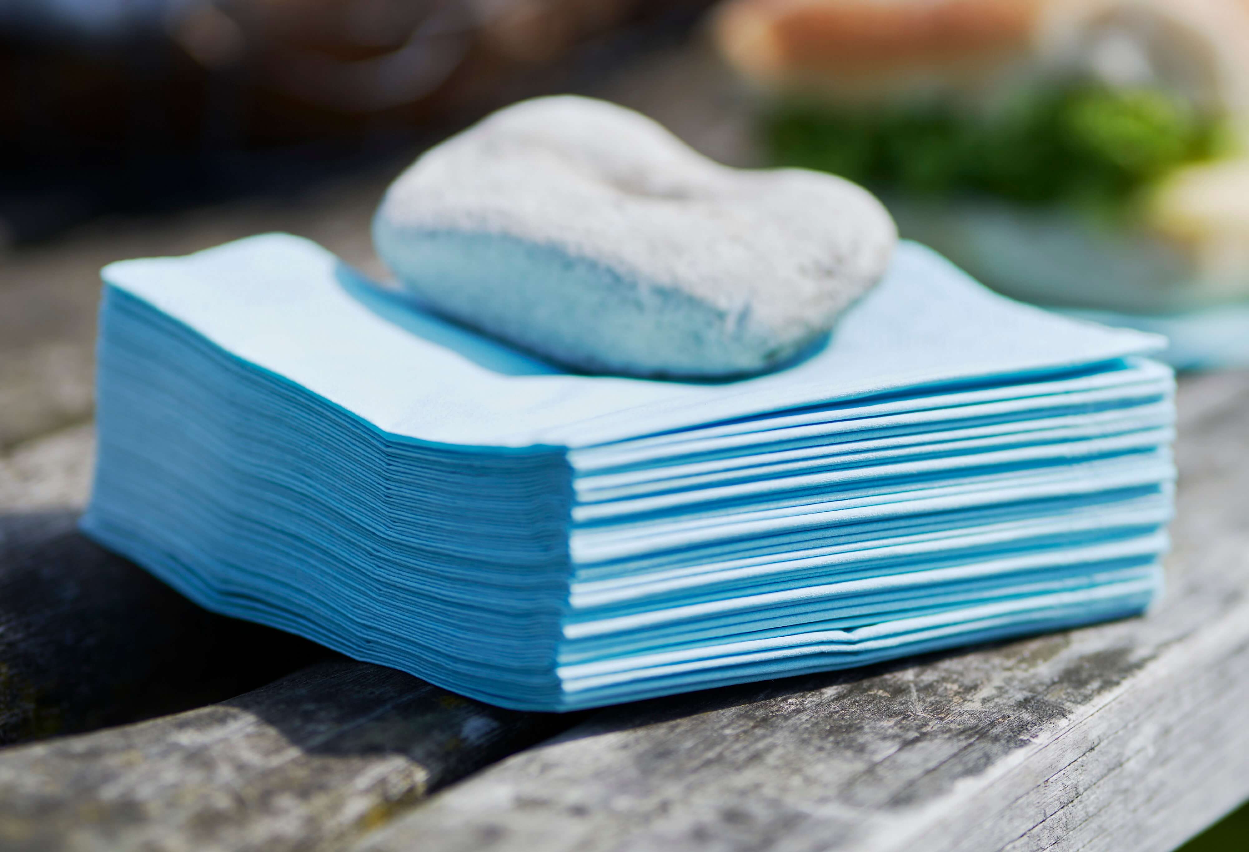 Zelltuchserviette 24 x 24 cm