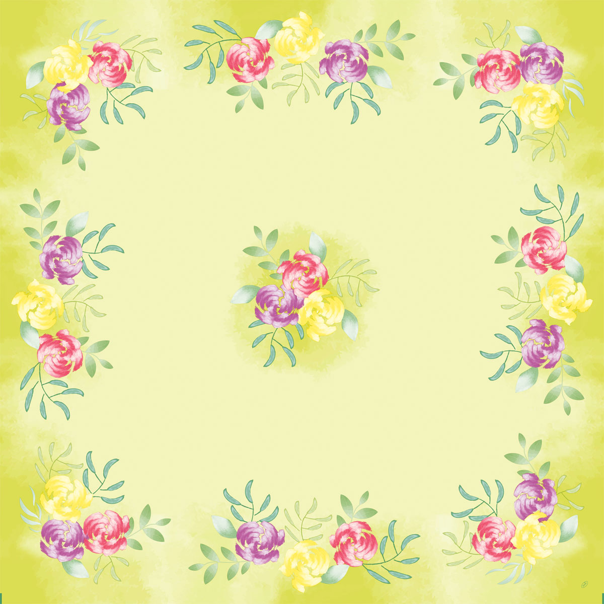 Dunisilk - Mitteldecke Soft Tropics, 84 x 84 cm Dunisilk - Mitteldecke Soft Tropics, 84 x 84 cm