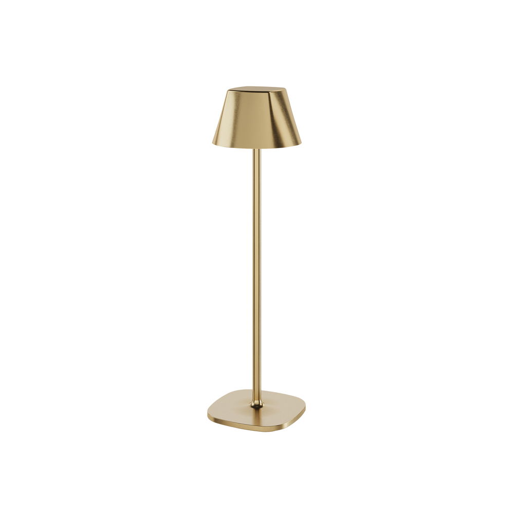 Veya - LED Tischleuchte kabellos, Gold Metall