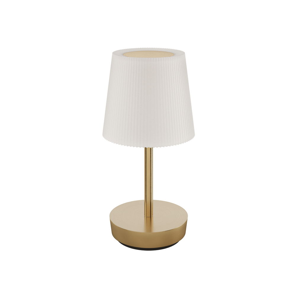 Jay 2.0 - LED Tischleuchte kabellos, Brass Metall, Mini