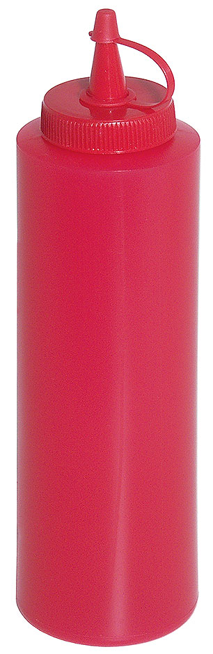 Quetschflasche rot, 0,35 ltr.