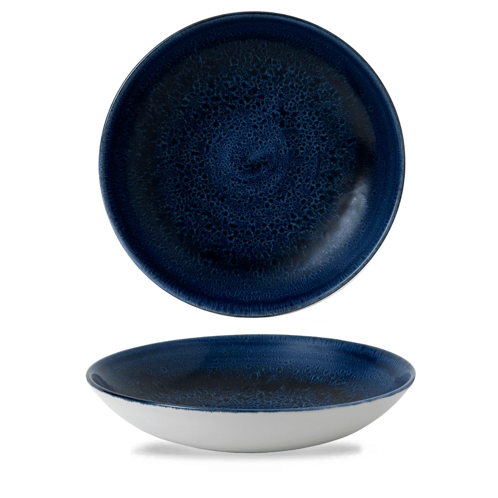 Churchill Stonecast Plume Ultramarine Teller Tief Coup 24,8 cm