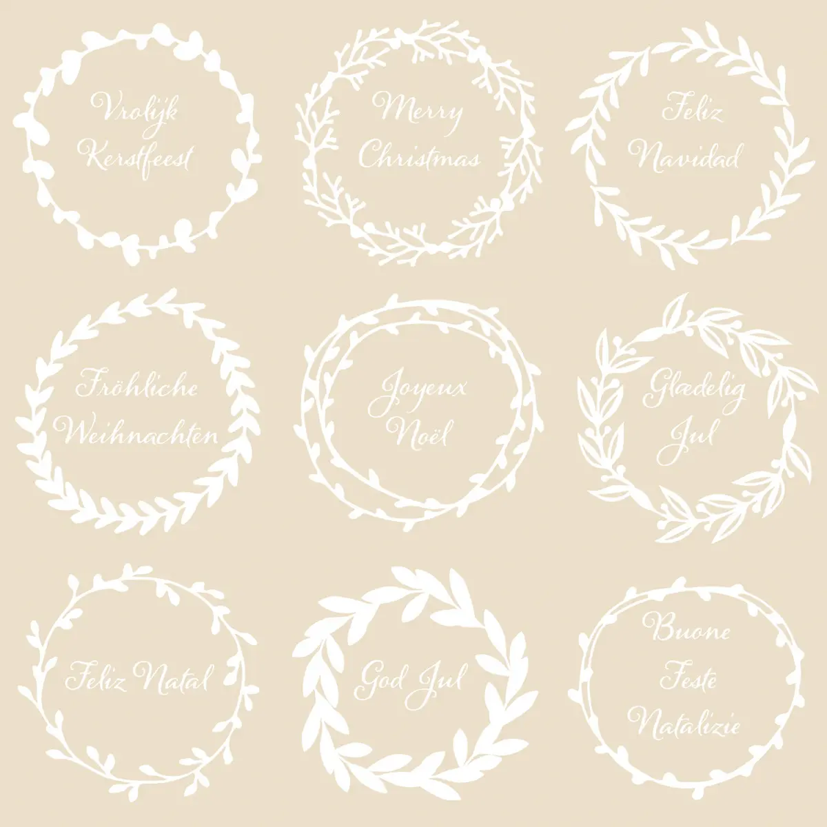 Mank - Linclass Serviette Duncan, 40 x 40 cm, 1/4 Falz