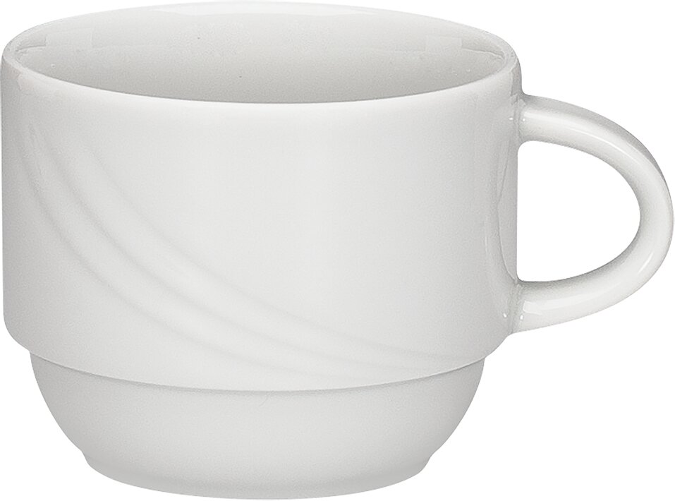 Donna - Obertasse stapelbar Relief, 0.09 ltr. Donna - Obertasse stapelbar Relief, 0.09 ltr.