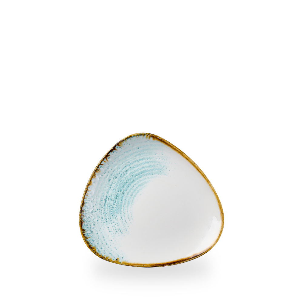 Churchill Studio Prints Homespun Accents Aquamarine Teller Dreieckig 19.2 cm