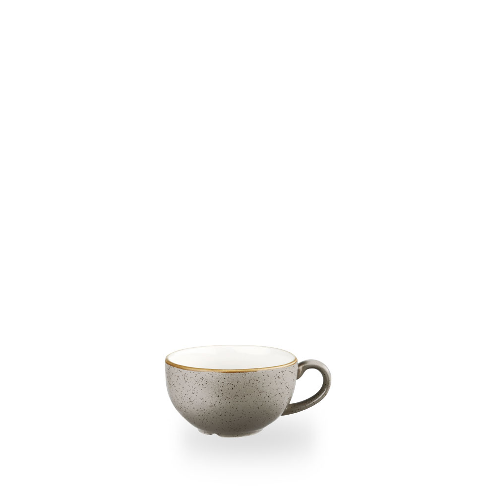 Churchill Stonecast Grey Cappuccino Tasse 34Cl