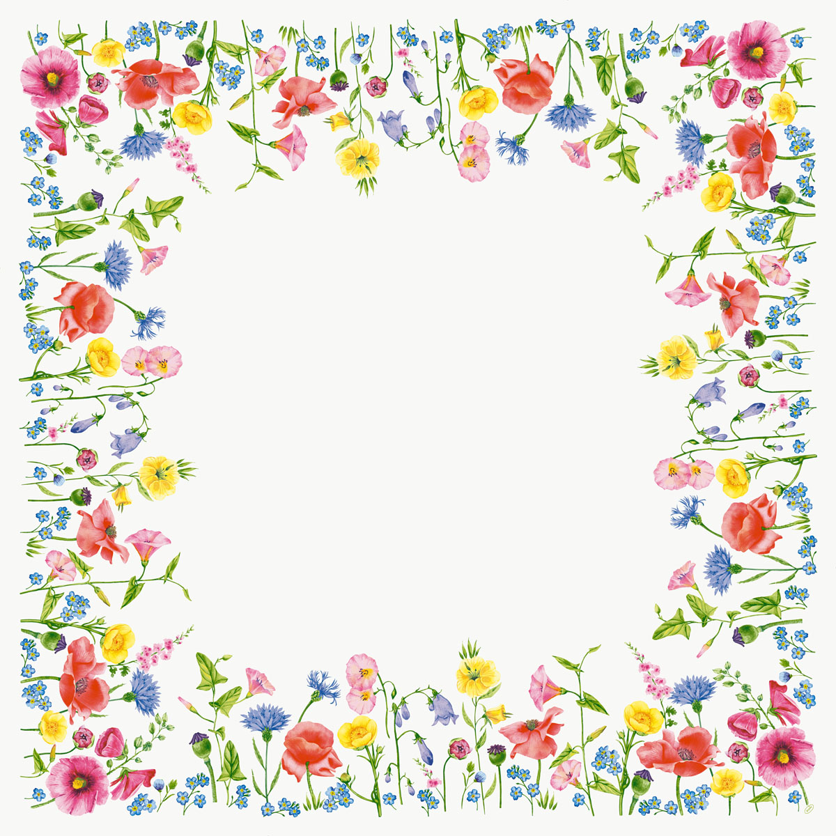 Dunisilk - Mitteldecke Flowy Meadow, 84 x 84 cm Dunisilk - Mitteldecke Flowy Meadow, 84 x 84 cm