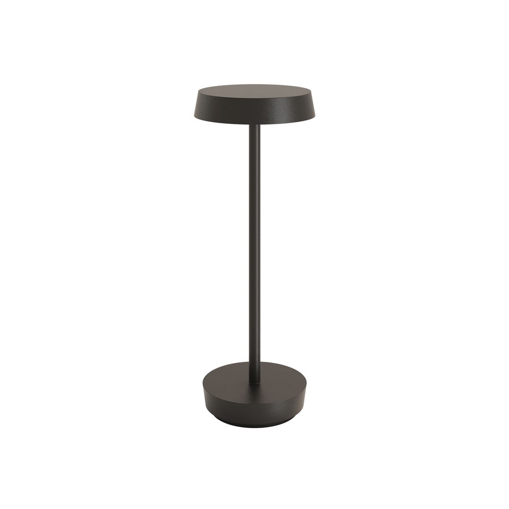 Nour 2.0 - LED Tischleuchte kabellos, Schwarz Metall