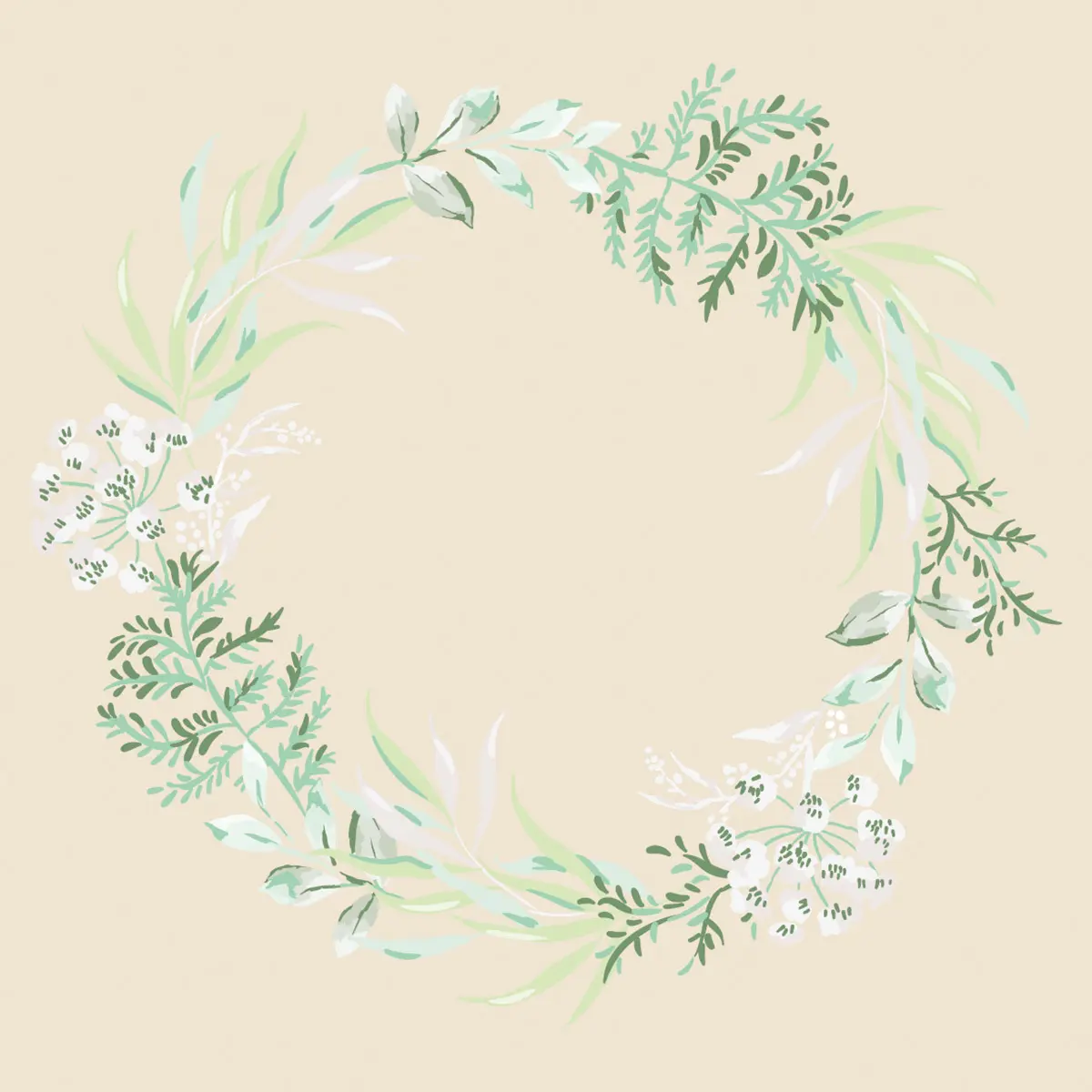 Linclass-Premium Serviette Alea, 40 x 40 cm 1/4 Falz