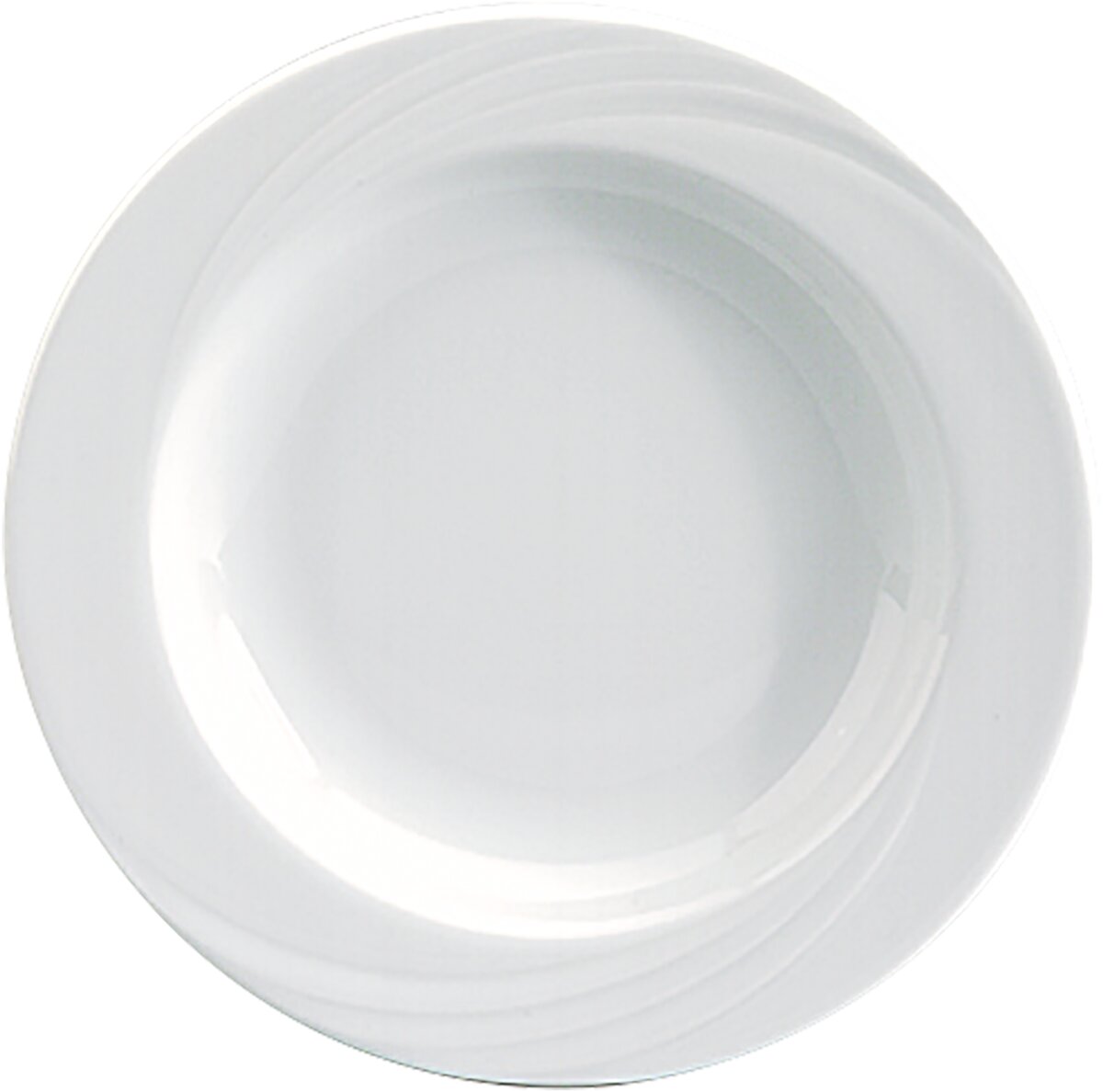 Donna - Teller tief rund Fahne Relief, 20 cm Donna - Teller tief rund Fahne Relief, 20 cm