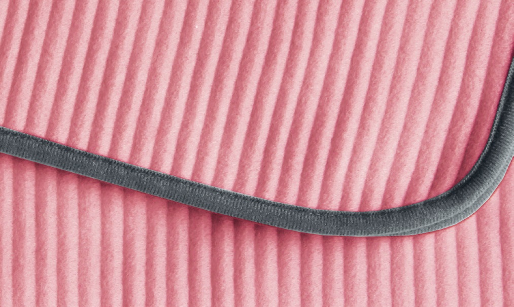 Fleecedecke STOLA, 100 x 150 cm, altrosa