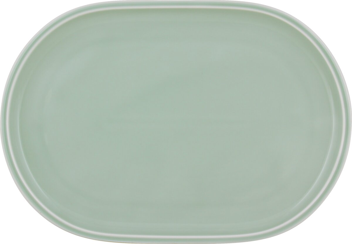 Shiro Glaze Frost - Platte oval coup, 36 x 24 cm Shiro Glaze Frost - Platte oval coup, 36 x 24 cm