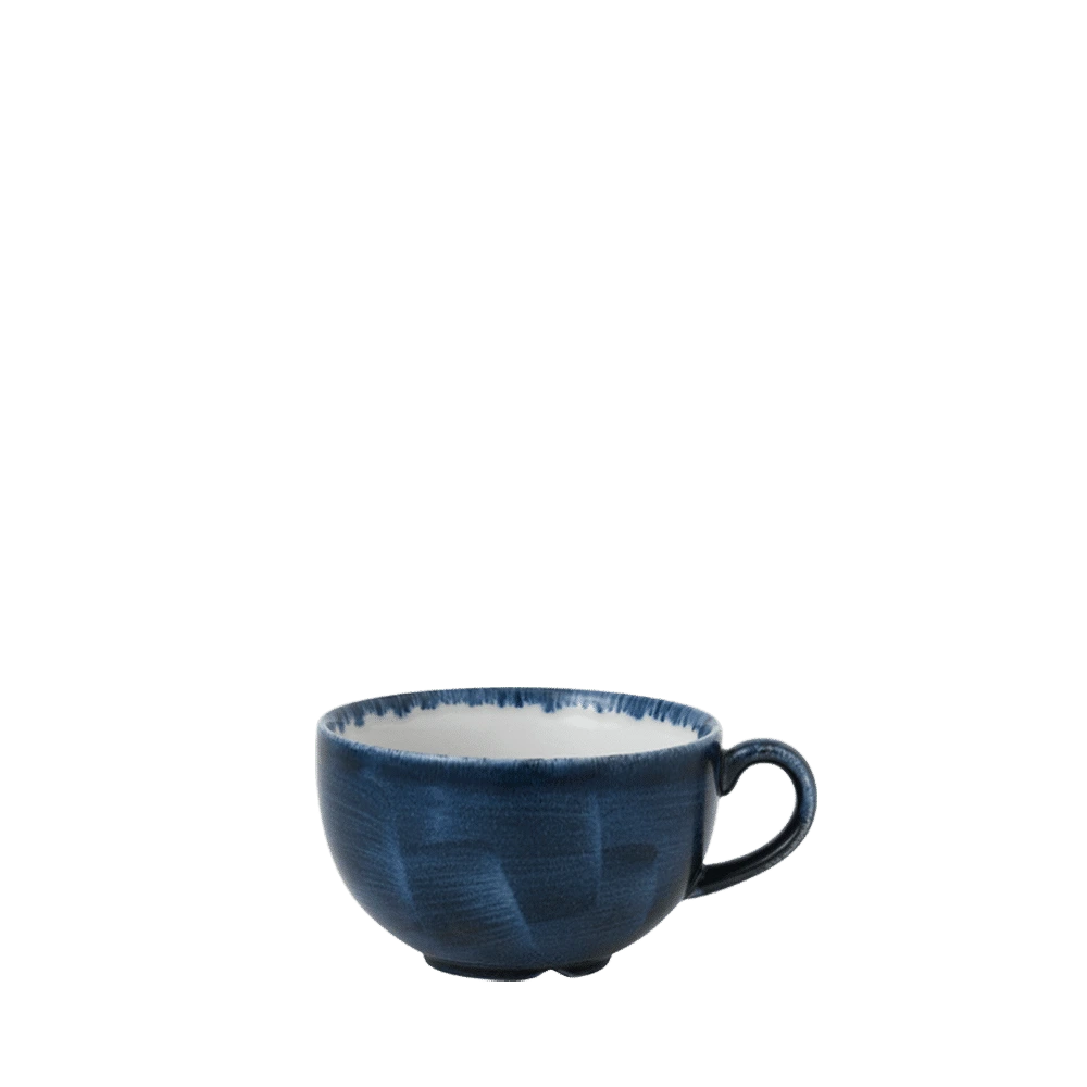 Churchill Stonecast Plume Ultramarine Cappuccino Tasse 34Cl