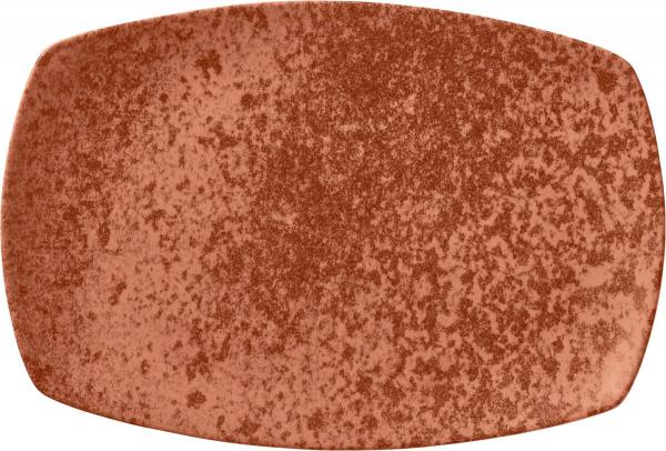 Bauscher, Sandstone Orange - Platte rechteckig coup, 32 x 23 cm