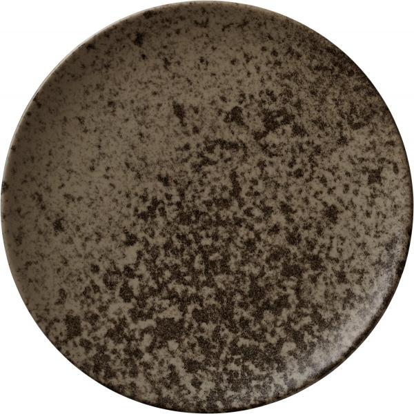 Bauscher, Sandstone Dark Brown - Teller flach rund coup, 20 cm