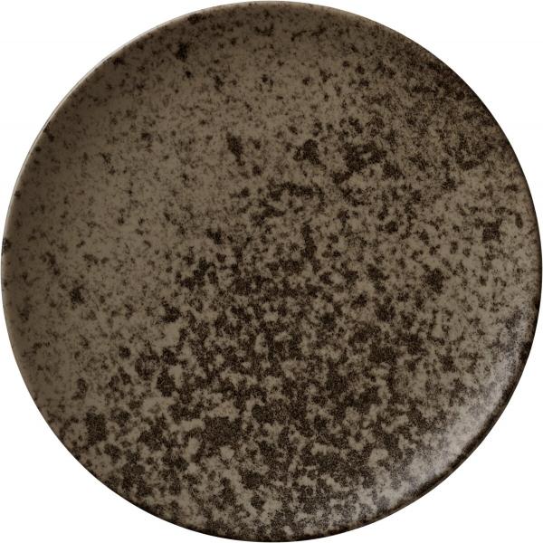 Bauscher, Sandstone Dark Brown - Teller flach rund coup, 17 cm