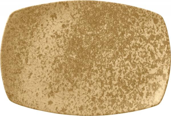 Bauscher, Sandstone Dark Yellow - Platte rechteckig coup, 32 x 23 cm