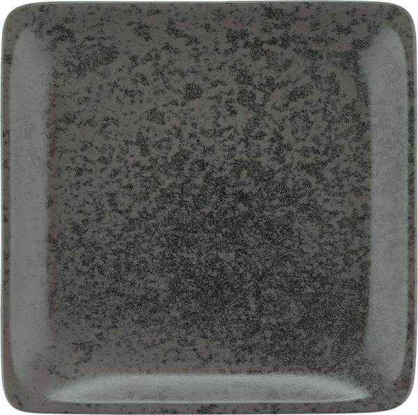Bauscher, Sandstone Black - Teller flach quadratisch, 19 cm