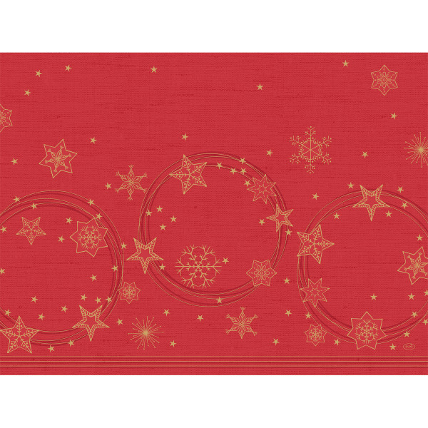 Duni, Tischsets Papier - Star Shine red, 30 x 40 cm