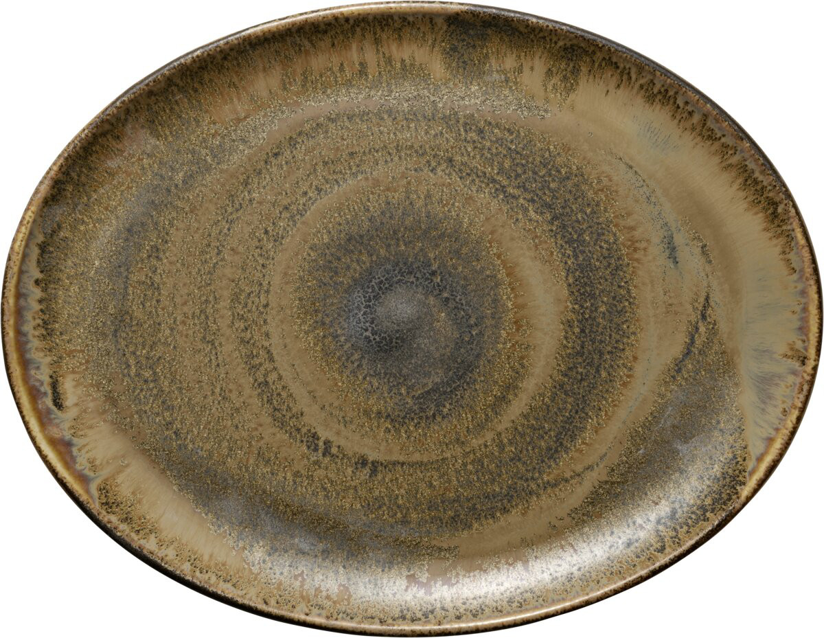 Perfect Match Cumin - Platte oval coup, 36 x 28 cm