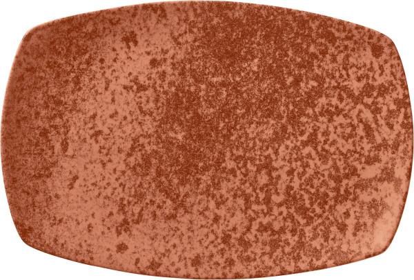 Bauscher, Sandstone Orange - Platte rechteckig coup, 36 x 23 cm