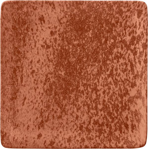Bauscher, Sandstone Orange - Teller flach quadratisch, 19 cm