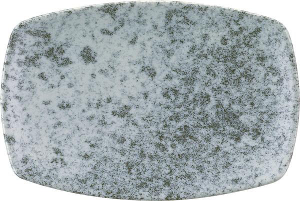Bauscher, Sandstone Gray - Platte rechteckig coup, 14 x 9 cm